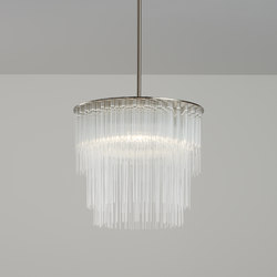 GS Pendant 300 brushed nickel | Chandeliers | Tom Kirk Lighting