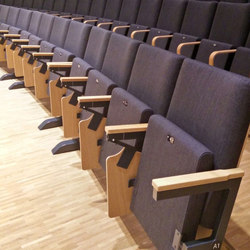 Folding Tables | Armrest table | Auditorium seating | Hamari