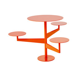 Pivot café table and seat | Tables and benches | nola