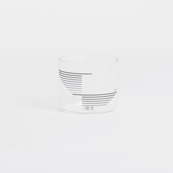 0,2L Glass Rectangle Stripes | Glasses | tre product