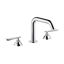 Dean | Rim mounted 3-hole basin mixer | Wash basin taps | THG Paris