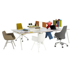 SCHREIBTISCHE VIERFUßGESTELL - Hochwertige Designer SCHREIBTISCHE