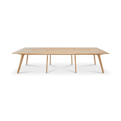 Slab Desk 6-Person Large Natural Oak | Dining tables | Tom Dixon
