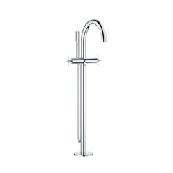 Atrio Bath mixer 1/2" floor-mounted installation cross handle | Bathroom taps | GROHE