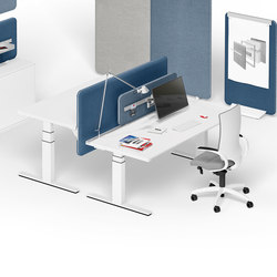 Winea Sonic | Height adjustable panel | Accessori tavoli | WINI Büromöbel
