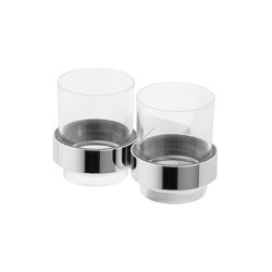 Nandro Double glass holder | Bathroom accessories | Bodenschatz