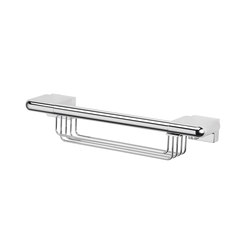 Nandro Bath handle with wire soap basket | Grab rails | Bodenschatz