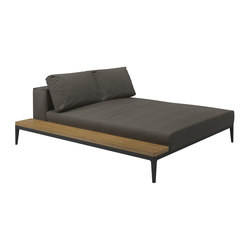 Grid Chill Chaise Unit | Seating islands | Gloster Furniture GmbH
