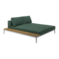 Grid Chill Chaise Unit | Asientos isla | Gloster Furniture GmbH