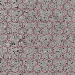 Maiolicata Alveolo Violet 15X120 | M15120ALV | Ceramic tiles | Ornamenta