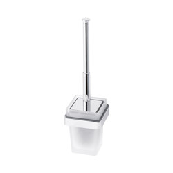 Simara Toilet brush set with closing lid | Toilet brush holders | Bodenschatz
