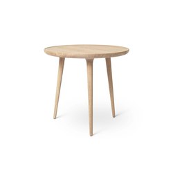 Accent Side Table - Mat Lacquered Oak - Large | Side tables | Mater