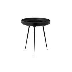 Bowl Table - Partly Recycled Aluminium - Black | Side tables | Mater
