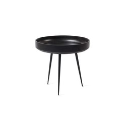 Bowl Table - Black Stained Mango Wood- S | Side tables | Mater