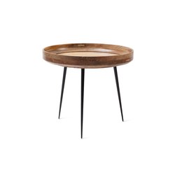 Bowl Table - Natural Lacquered Mango Wood- L | Side tables | Mater