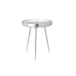 Bowl Table - Partly Recycled Aluminium - Polished | Side tables | Mater