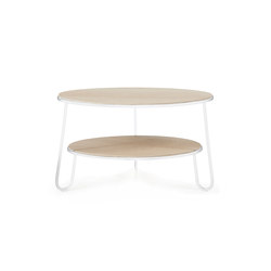 Eugenie | Coffee table 70cm, white | Coffee tables | Hartô