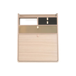 Gaston | Wall secretary desk oak 60cm | Desks | Hartô