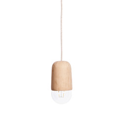 Luce | Pendant light Medium, natural oak | Suspended lights | Hartô