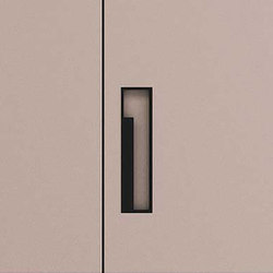 Glam Door Handle / Hinged | Cabinet recessed handles | Former