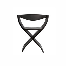 Curule | Chair Black Stained Beech | Chairs | Ligne Roset