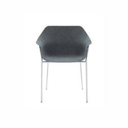 Ettoriano | Carver Chair Chromed Metal Base | Chairs | Ligne Roset