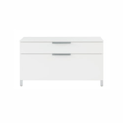 Everywhere | Niedriger Container 1 Schublade 1 Klapptür  / Lack - Preis A - / Lack | Sideboards | Ligne Roset