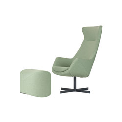 Kinzika L mit Pouff | Armchairs | SMV Sitz- & Objektmöbel
