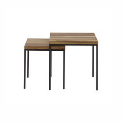 Gaby | Low Table Large Black Solid Walnut | Coffee tables | Ligne Roset