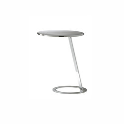 Good Morning | Pedestal Table Brilliant Chrome | Side tables | Ligne Roset