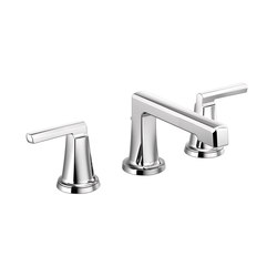 Widespread Lavatory Faucet with Low Spout and High Lever Handles