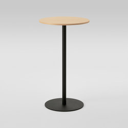 T&O Round bar table 63
 (veneer top） | Standing tables | MARUNI