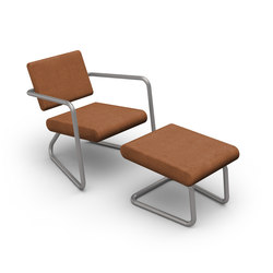 Steeler armchair with ottoman | Sillones | Lonc