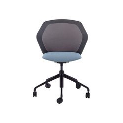 Piccione | Desk Chair Black Base On Castors | Chairs | Ligne Roset