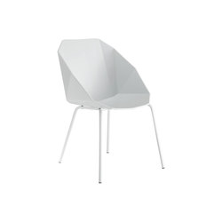 Rocher | Chair/Bridge White White Lacquered Base | Chairs | Ligne Roset