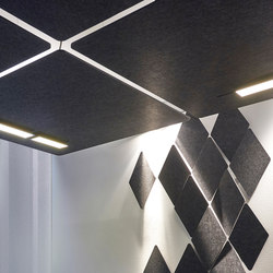 FIBER CEILING | Sound absorbing ceiling systems | acousticpearls