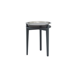 Side Table | Beistelltisch Platte Stahl Vernickelt | Beistelltische | Ligne Roset