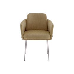 Tadao | Carver Chair Brilliant Chromed Base | Chairs | Ligne Roset