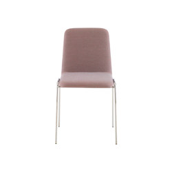 Tadao | Chair Brilliant Chromed Base | Chaises | Ligne Roset