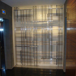 Bespoke Room Dividers In Brass | Sound absorbing room divider | YDF