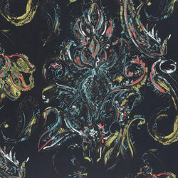 Gabriel | Colour Black 20 | Drapery fabrics | DEKOMA