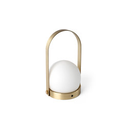 Carrie Table Lamp | Brushed Brass | Table lights | Audo Copenhagen