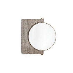 Pepe Marble Mirror | Brown Wall Mirror | Miroirs | Audo Copenhagen