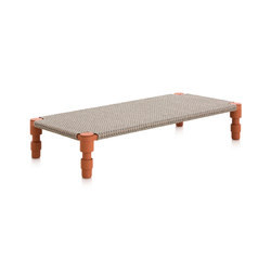 Garden Layers Single Indian bed Gofre terracotta | Lettini / Lounger | GAN
