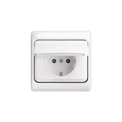 SCHUKO® socket outlet with hinged lid | Sockets | Busch-Jaeger
