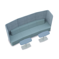 Organic Link Lounge Modules | Privacy furniture | Viasit