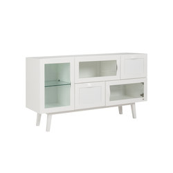 Rainbow sideboard 133cm white | Buffets / Commodes | Hans K