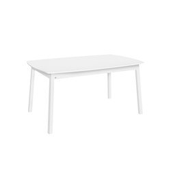 Verona table ellipse 160(48+48)x102cm white | Dining tables | Hans K