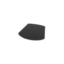 ZigZag cushion chair bonded leather black emb | Home textiles | Hans K