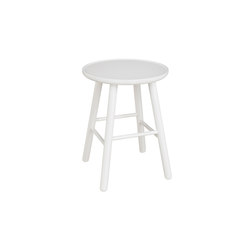 ZigZag stool 47cm white | Tabourets | Hans K
